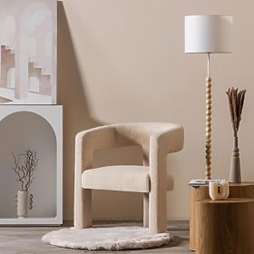 Lory Relaxation Chair, Boucle, Beige, lectus