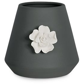 LUSITANO Flowerpot Black Color Classic Style for Interior AmeliaHome