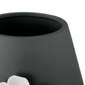 LUSITANO Flowerpot Black Color Classic Style for Interior AmeliaHome