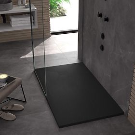 Magnum Black Shower Tray 80x100, Rea