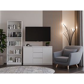 Malwa 2D3S White Dresser