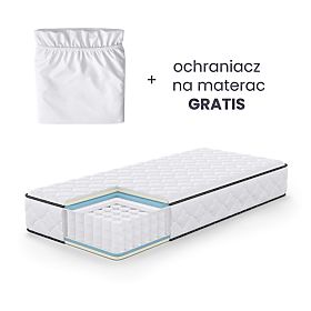MATTRESS WITH COVER 90x200 H24