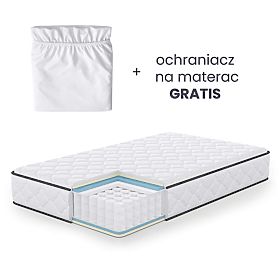 MATTRESS WITH COVER FABRIC 120x200 H24