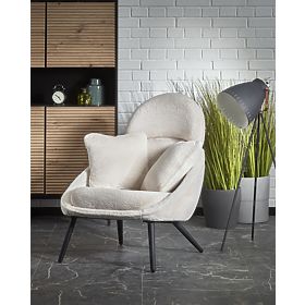 MERRY Relaxation Chair, Cream (1p=1pc), Halmar