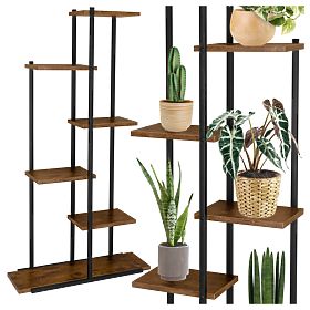 Metal Plant Stand IKER Rustic 6 Levels