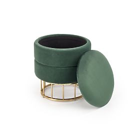 MINTY Pouf Dark Green / Gold (1p=1pc)
