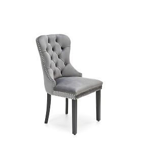MIYA Chair Black / Upholstery: Gray (1p=2pcs)