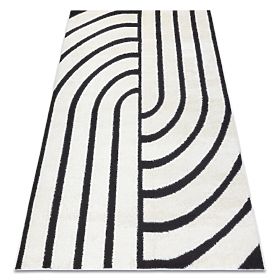 Modern Carpet MODE 8631 Geometric Cream / Black