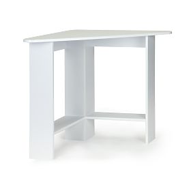 Modern Corner Computer Desk White, MODERNHOME