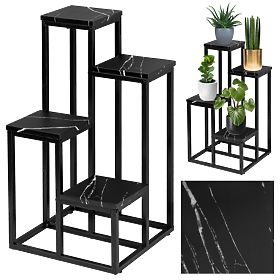 Mogren Black Marble Plant Stand