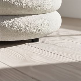 MOLLIS POUF MISTY WHITE