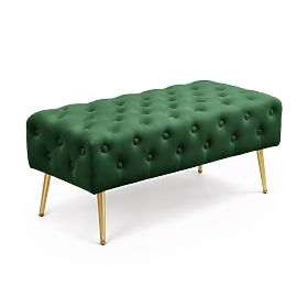 MONACO BOTTLE GREEN POUF