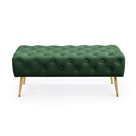 MONACO BOTTLE GREEN POUF