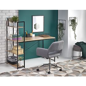 NARVIK B1 Desk - Sonoma Oak/Black, Halmar