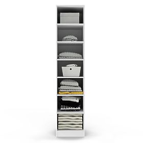 Neroli Wardrobe Frame/Interior with Shelves 45.6 cm, White