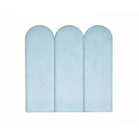 Upholstered Panel Oblouček - Baby Blue, MIRAS
