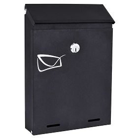Odvin Black Mailbox for Letters