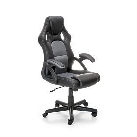 Office Chair BERKEL - Black and Gray, Halmar