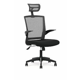 Office Chair VALOR - Black and Gray, Halmar