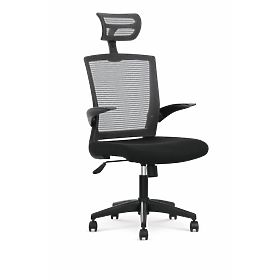 Office Chair VALOR - Black and Gray, Halmar