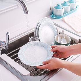 ORDOS White Sink Drainer and Vegetable Dryer