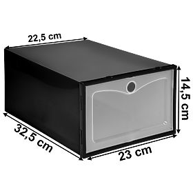 OSLO BLACK Shoe Box Set of 10 Pieces