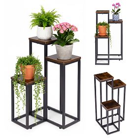 Plant Stand with 3 Shelves Loft ModernHome