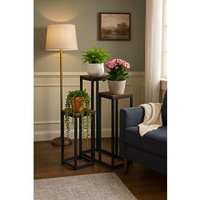 Plant Stand with 3 Shelves Loft ModernHome