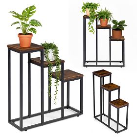 Plant Stand with 3 Shelves Loft ModernHome