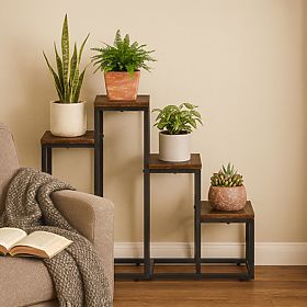 Plant Stand with 4 Shelves Loft ModernHome