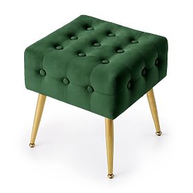 QUADRA BOTTLE GREEN POUF
