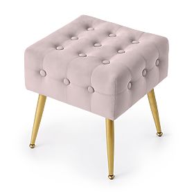 QUADRA POUF POWDER PINK