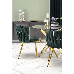 RAYMOND 2 Table, Top - Black Marble, Legs - Gold (2p=1pc)
