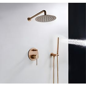 Recessed Shower Set Rea Lungo Copper + BOX