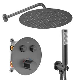 Recessed Shower Set with Thermostat Rea Lungo Titan + BOX, Rea