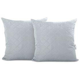 RESTILO Decorative Pillow Cover AXEL Gray Color Classic Style Microfiber Material 40x40