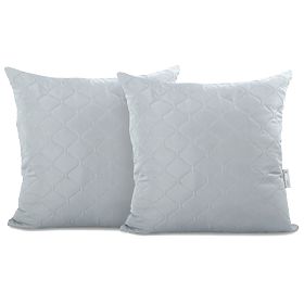 RESTILO Decorative Pillow Cover AXEL Gray Color Classic Style Microfiber Material 40x40