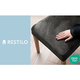 RESTILO Chair Cover SENTO Color Steel Smooth Classic Style