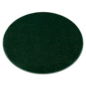 Round Carpet SOFTY Uniform, Monochrome, Forest Green