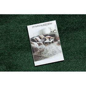 Round Carpet SOFTY Uniform, Monochrome, Forest Green