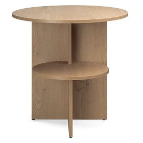 Round Side Table Yaso, Cremona Oak Torro