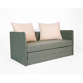 Convertible Sofa Jack - Dark Green / Beige, SFM