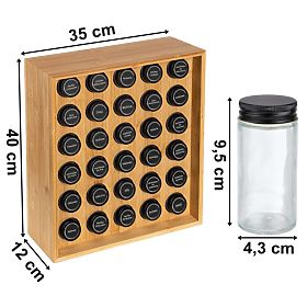 SAFRAN Natural Spice Rack