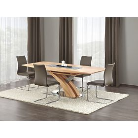 SANDOR extendable table golden oak (3p=1pc)
