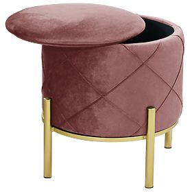 SAVANA POUF POWDER PINK