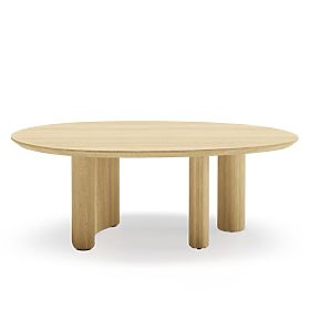 Segretto Coffee Table, Oval, Natural Oak, lectus