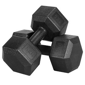 Set of 2 OLIMP Dumbbells 2x5 kg