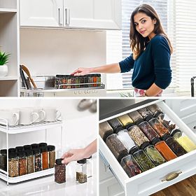 Set of 24 BAKER Spice Jars