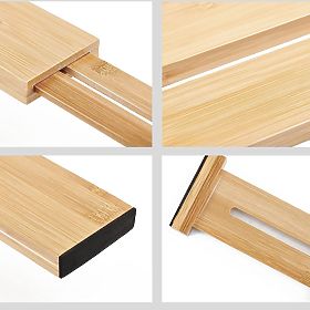 Set of 4 Bamboo Drawer Dividers RITA