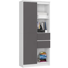 SHELF R15 R80 1D 2SZ CLP PK WHITE / GRAY